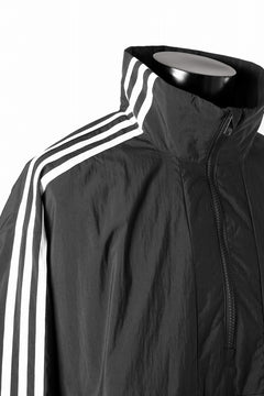 画像をギャラリービューアに読み込む, Y-3 Yohji Yamamoto THREE STRIPES NYLON HALF ZIP BLOUSON (BLACK)
