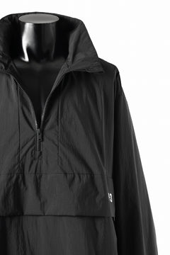 画像をギャラリービューアに読み込む, Y-3 Yohji Yamamoto THREE STRIPES NYLON HALF ZIP BLOUSON (BLACK)