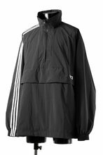 画像をギャラリービューアに読み込む, Y-3 Yohji Yamamoto THREE STRIPES NYLON HALF ZIP BLOUSON (BLACK)