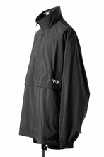 画像をギャラリービューアに読み込む, Y-3 Yohji Yamamoto THREE STRIPES NYLON HALF ZIP BLOUSON (BLACK)