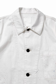 Load image into Gallery viewer, sus-sous cover-all / 10oz DENIM (WHITE)