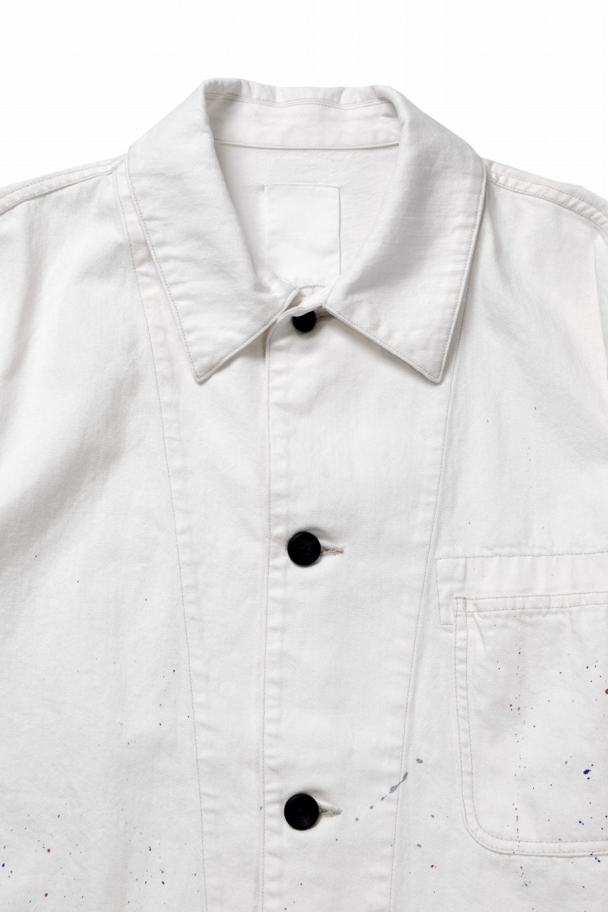 Load image into Gallery viewer, sus-sous cover-all / 10oz DENIM (WHITE)