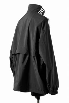 画像をギャラリービューアに読み込む, Y-3 Yohji Yamamoto THREE STRIPES NYLON HALF ZIP BLOUSON (BLACK)