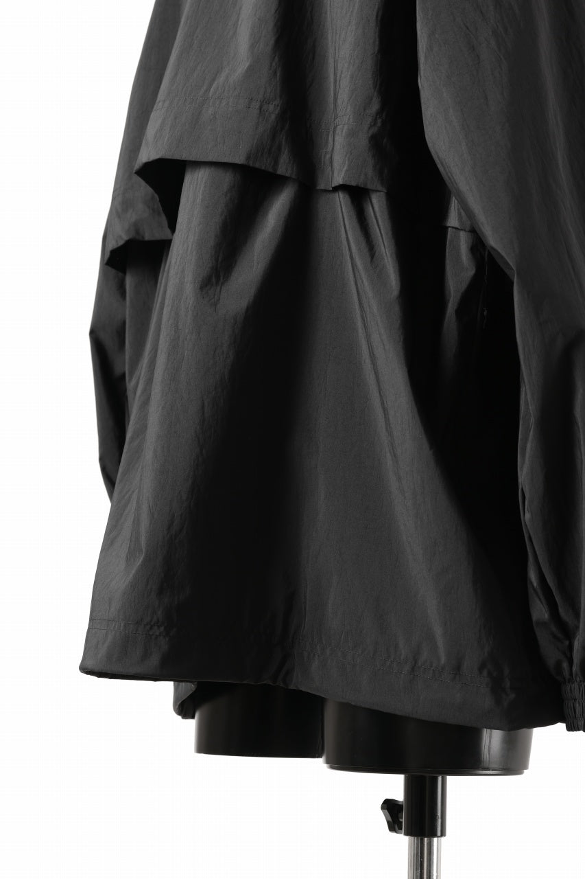画像をギャラリービューアに読み込む, Y-3 Yohji Yamamoto THREE STRIPES NYLON HALF ZIP BLOUSON (BLACK)