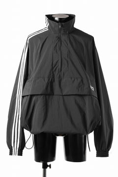 画像をギャラリービューアに読み込む, Y-3 Yohji Yamamoto THREE STRIPES NYLON HALF ZIP BLOUSON (BLACK)