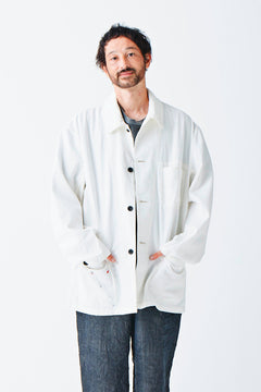 Load image into Gallery viewer, sus-sous cover-all / 10oz DENIM (WHITE)