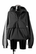 画像をギャラリービューアに読み込む, Y-3 Yohji Yamamoto THREE STRIPES NYLON HALF ZIP BLOUSON (BLACK)