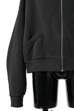 画像をギャラリービューアに読み込む, entire studios FULL ZIP SWEAT PARKA (SOOT)