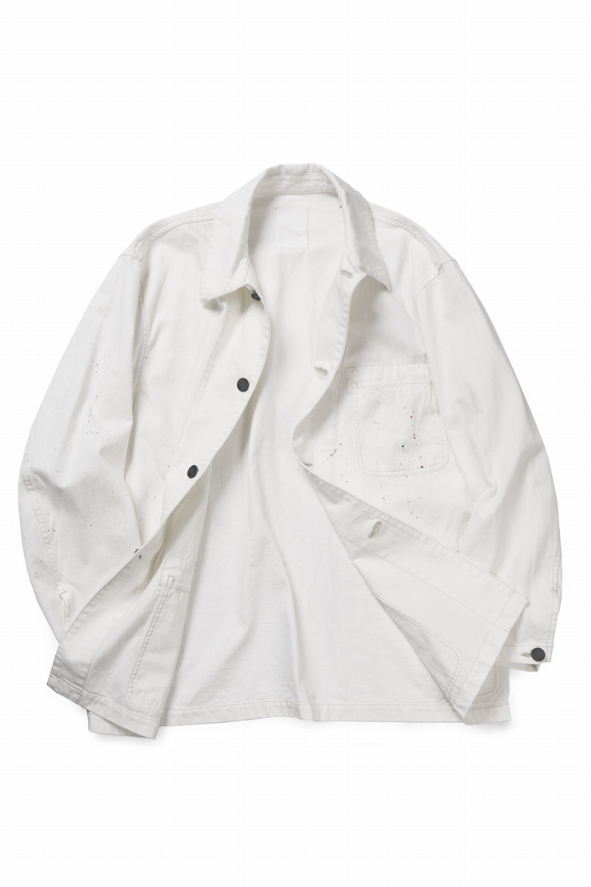 Load image into Gallery viewer, sus-sous cover-all / 10oz DENIM (WHITE)