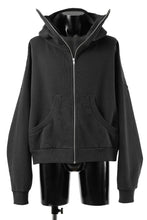 画像をギャラリービューアに読み込む, entire studios FULL ZIP SWEAT PARKA (SOOT)