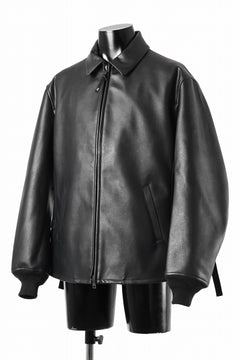 画像をギャラリービューアに読み込む, Y-3 Yohji Yamamoto PLEATHER CLASSIC JACKET (BLACK)