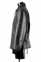 画像をギャラリービューアに読み込む, Y-3 Yohji Yamamoto PLEATHER CLASSIC JACKET (BLACK)