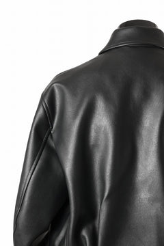 画像をギャラリービューアに読み込む, Y-3 Yohji Yamamoto PLEATHER CLASSIC JACKET (BLACK)