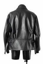 画像をギャラリービューアに読み込む, Y-3 Yohji Yamamoto PLEATHER CLASSIC JACKET (BLACK)