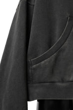 画像をギャラリービューアに読み込む, entire studios FULL ZIP SWEAT PARKA (WASHED BLACK)