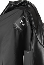 画像をギャラリービューアに読み込む, Y-3 Yohji Yamamoto PLEATHER CLASSIC JACKET (BLACK)