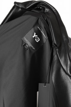 画像をギャラリービューアに読み込む, Y-3 Yohji Yamamoto PLEATHER CLASSIC JACKET (BLACK)