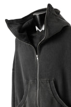 画像をギャラリービューアに読み込む, entire studios FULL ZIP SWEAT PARKA (WASHED BLACK)