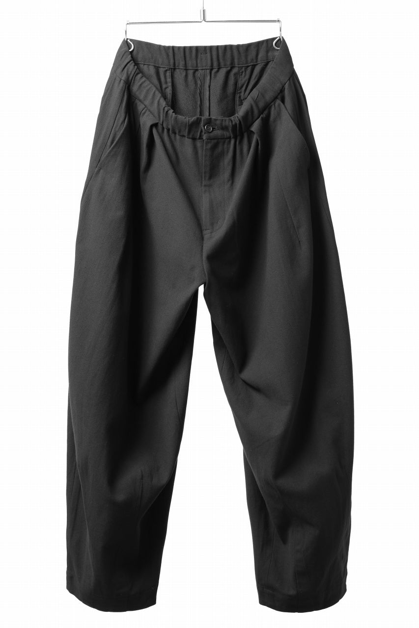 画像をギャラリービューアに読み込む, CAPERTICA BALLOON PANTS / BARATHEA CLOTH (BLACK)