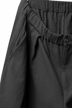 画像をギャラリービューアに読み込む, CAPERTICA BALLOON PANTS / BARATHEA CLOTH (BLACK)