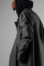 画像をギャラリービューアに読み込む, OPPOSE DUALITY MAC COAT / COTTON HEATHER CORD (GRAY)