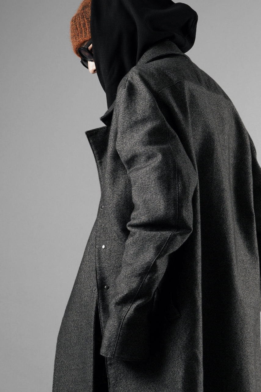 画像をギャラリービューアに読み込む, OPPOSE DUALITY MAC COAT / COTTON HEATHER CORD (GRAY)