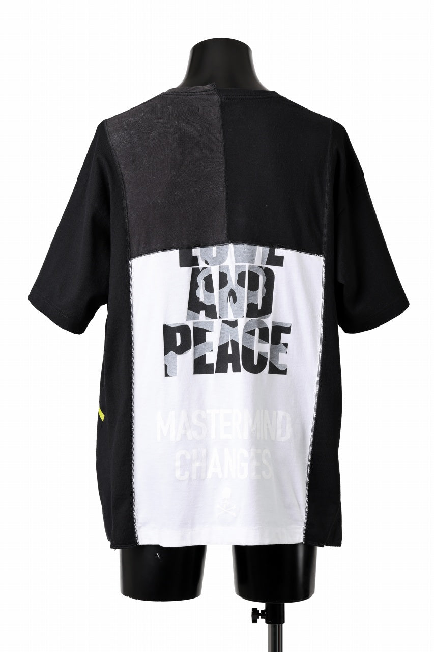 Load image into Gallery viewer, mastermind JAPAN x CHANGES exclusive ReBUILD T-SHIRT / CH-BODY (BLACK #3)