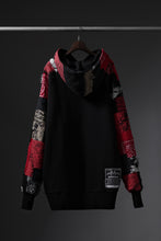 画像をギャラリービューアに読み込む, MASSIMO SABBADIN exclusive HOODY wt. BORO STYLE DETAIL (RED)