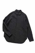 画像をギャラリービューアに読み込む, forme d'expression Minimal Outer Shirt / B95F (Off Black)