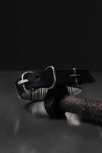 画像をギャラリービューアに読み込む, m.a+ thin silver wrapped wrist band / A-F7BL1/GR2,0 (BLACK)
