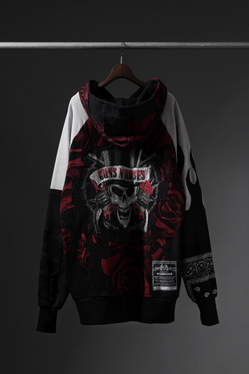 画像をギャラリービューアに読み込む, MASSIMO SABBADIN exclusive HOODY wt. PATCH STYLE DETAIL (MIX ROSE)