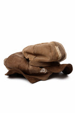 画像をギャラリービューアに読み込む, ierib Casquette Cap / Vintage SAKABUKURO x Lamb Suede Leather (BROWN #A)