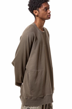 画像をギャラリービューアに読み込む, A.F ARTEFACT RAGLAN SWEAT TOP / PRINT BACK LOGO (BEIGE)