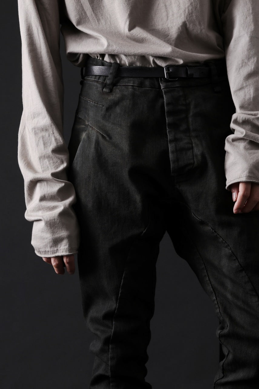 画像をギャラリービューアに読み込む, masnada BAGGY SCARRED STRETCH JEANS (SMUDGED LEGION)