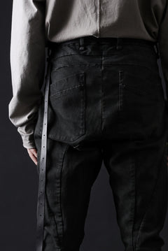 画像をギャラリービューアに読み込む, masnada BAGGY SCARRED STRETCH JEANS (SMUDGED LEGION)