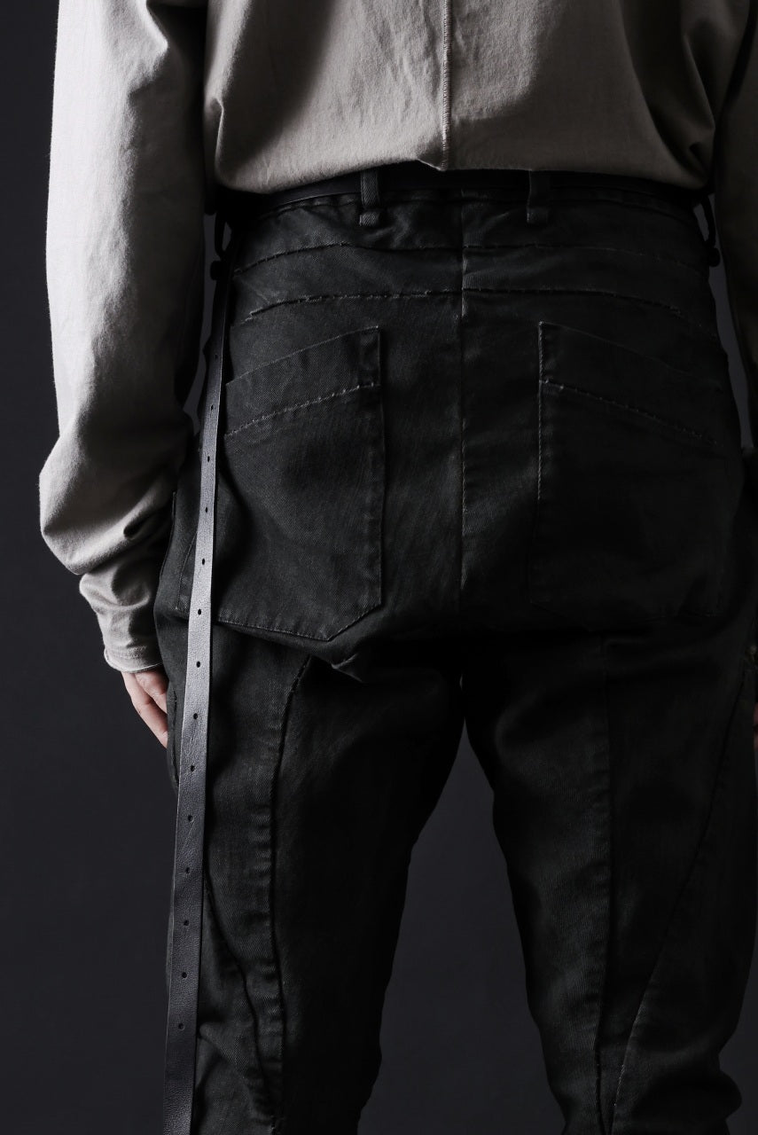 画像をギャラリービューアに読み込む, masnada BAGGY SCARRED STRETCH JEANS (SMUDGED LEGION)