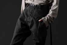 画像をギャラリービューアに読み込む, masnada BAGGY SCARRED STRETCH JEANS (SMUDGED LEGION)