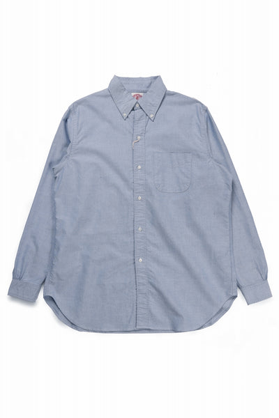 FULLCOUNT Limited GOOD OLD B.D. SHIRT / SUVIN COTTON OXFORD (BLUE)