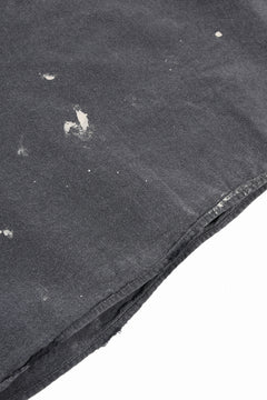 画像をギャラリービューアに読み込む, FULLCOUNT SELVEDGE CHAMBRAY PULLOVER SHIRT - AGING (BLACK)