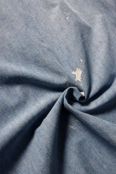 画像をギャラリービューアに読み込む, FULLCOUNT SELVEDGE CHAMBRAY PULLOVER SHIRT - AGING (INDIGO)