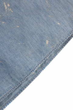 画像をギャラリービューアに読み込む, FULLCOUNT SELVEDGE CHAMBRAY PULLOVER SHIRT - AGING (INDIGO)