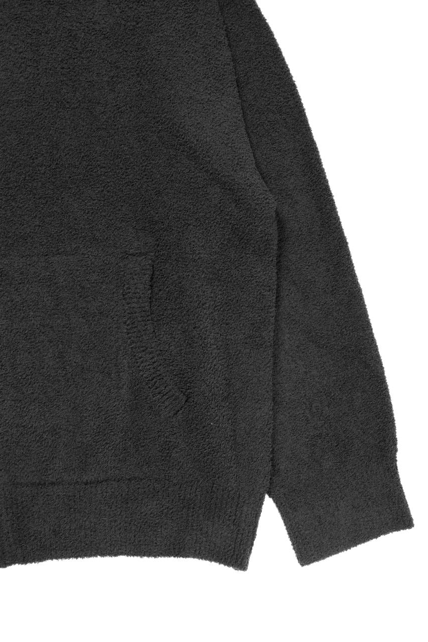 Load image into Gallery viewer, MASTERMIND WORLD LOUNGE FULL-ZIP HOODIE / SOFTLY BOA FLEECE (BLACK x WHITE)