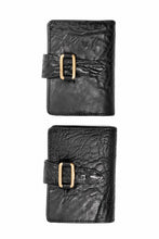 画像をギャラリービューアに読み込む, ierib Folded Wallet / Waxed Horse Butt Leather (BLACK #B)