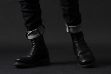 画像をギャラリービューアに読み込む, masnada BAGGY SCARRED STRETCH JEANS (SMEARED BLACK)