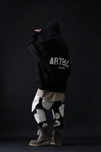 画像をギャラリービューアに読み込む, A.F ARTEFACT POLKA PATTERN SWEAT SAROUEL PANTS (BLACK)