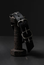 画像をギャラリービューアに読み込む, m.a+ thin silver cross studded wrist band / A-F2BL1/GR2,0 (BLACK)