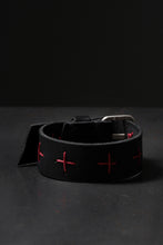 画像をギャラリービューアに読み込む, m.a+ cross stitched med wrist band / A-F8E1/GR 3,0 (BLACK)