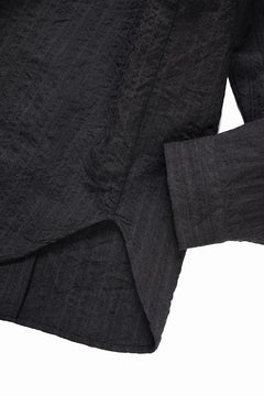 画像をギャラリービューアに読み込む, forme d'expression Minimal Outer Shirt / B95F (Off Black)