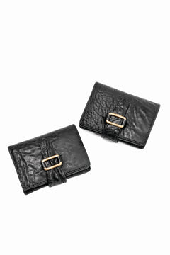 画像をギャラリービューアに読み込む, ierib Folded Wallet / Waxed Horse Butt Leather (BLACK #B)