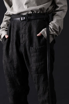 画像をギャラリービューアに読み込む, masnada BAGGY AVIATOR PANTS / OVER DYED HEMP AND WOOL (OVER DYE DUST)